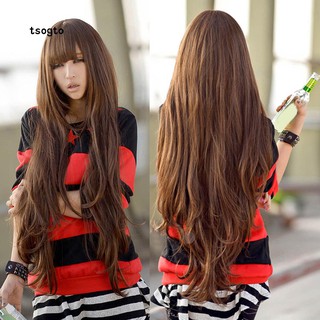 Bộ tóc giả dài xoăn kích thước 80cm cho nữ