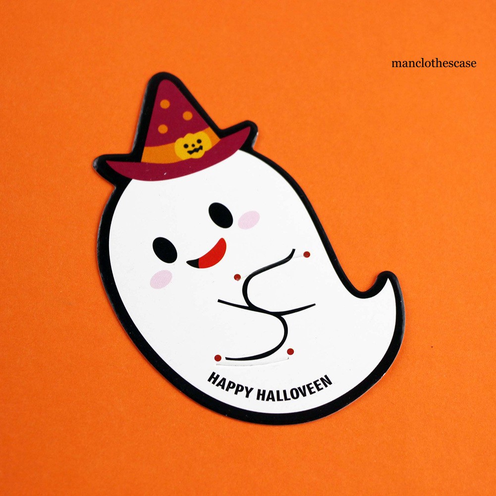 Bộ 50 Giá Đỡ Kẹo Mút Bằng Giấy In Họa Tiết Halloween Độc Đáo Trang Trí Nhà Cửa