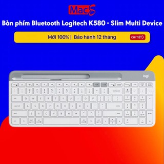 Bàn phím không dây Wireles, Bluetooth Logitech K580 - Màu trắng