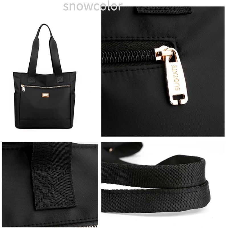 Túi Đeo Chéo Canvas Chống Thấm Nước Beg Besar Beg Silang Perempuan Totik Phong Cách Hàn Quốc Cho Nữ