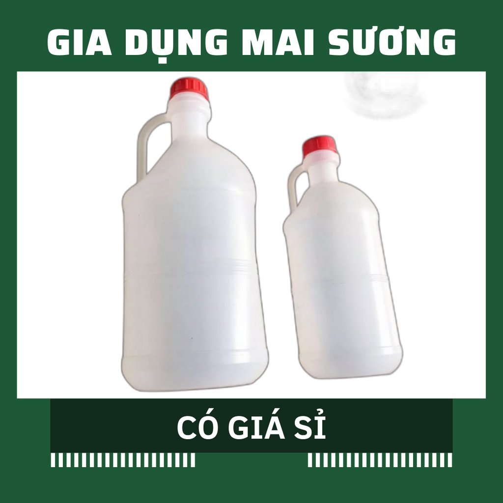 [Giá Sỉ] Can Nhựa Trắng 1 Lít Thiếu