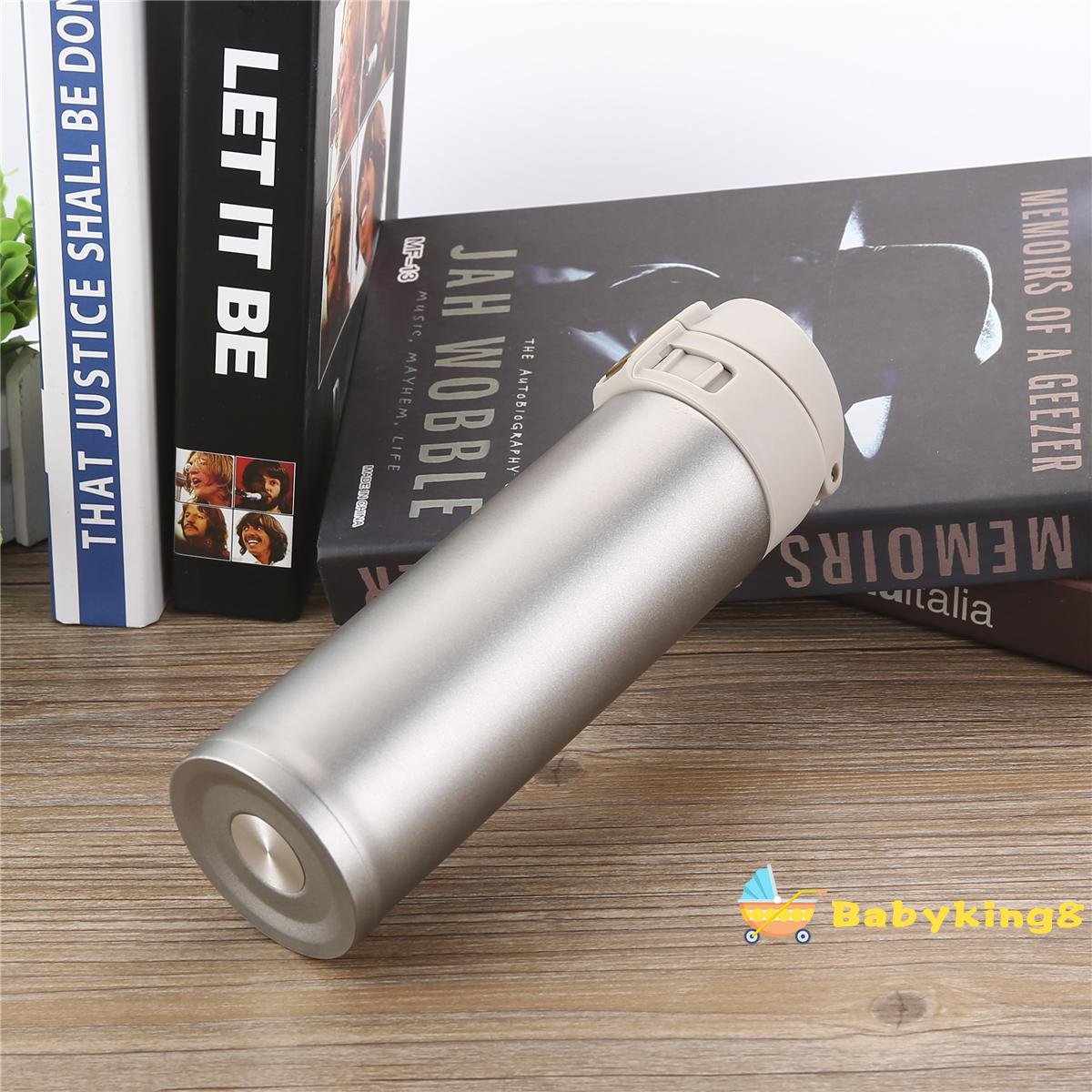 AA-Stainless Steel Travel Water Bottle 0.5L Water Mug Bottle Cup Thermos