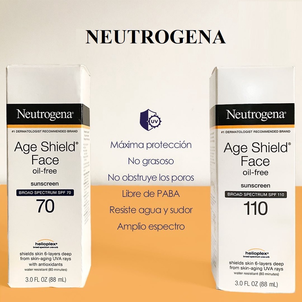 Kem chống nắng chống lão hóa cho da mặt Neutrogena Age Shield Face SPF 70 - SPF 110