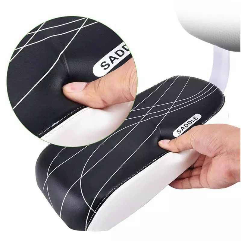 Đệm yên sau xe đạp có tựa lưng, hàng cao cấp, dày dặn