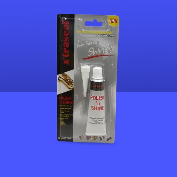 Kem đánh bóng kim loại polish'n shine 32g/ Dầu đánh bóng kim loại - kem đánh bóng lư đồng, inox, đồng, đồng hồ