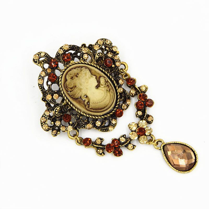 Ghim Cài Áo Phong Cách Victorian Cổ Điển Thời Trang Cho Nữ