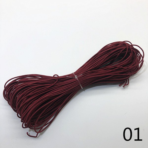 Dây Thun Cao Su Co Giãn 1mm 20 Yards Phụ Kiện May Vá Thủ Công