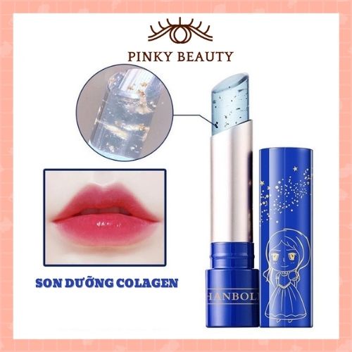 Son Dưỡng Kích Màu Môi Lên Tone Pinky Beauty Chứa Tinh Dầu Hoa Hồng Và Chất Liệu Vàng, Đổi Màu Theo Thời Gian