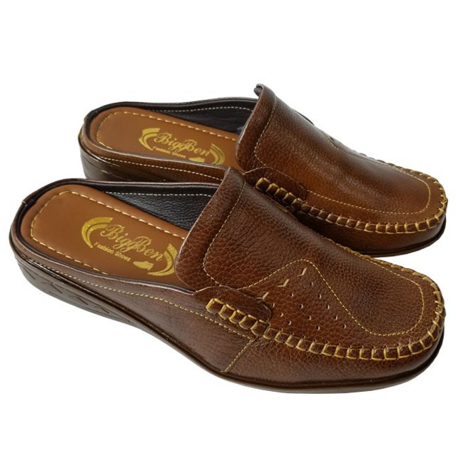 Dép Bít Mũi Nam Da Bò BIGBEN Cao Cấp SB88