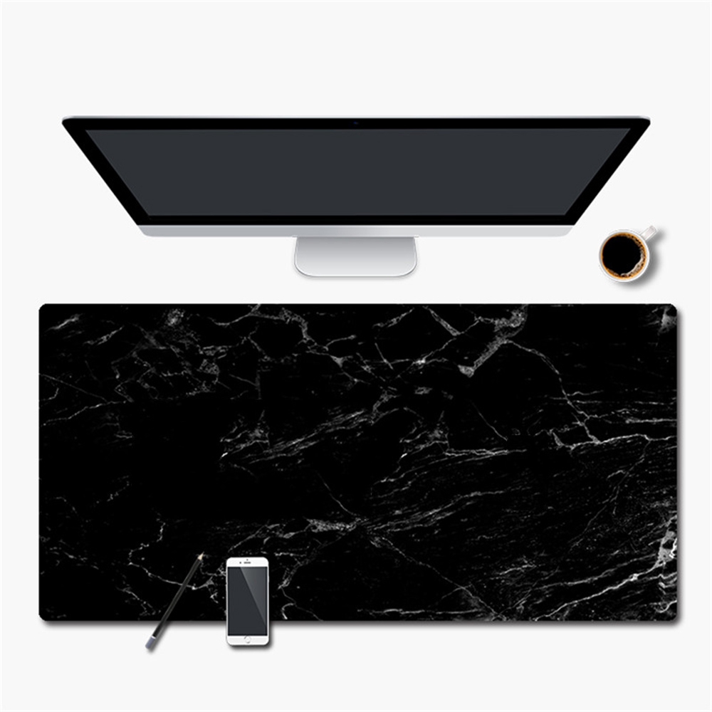 MYRONGOODS Large Marble Grain Mouse Pad Keyboard Laptop Cushion Office Computer Desk Mat