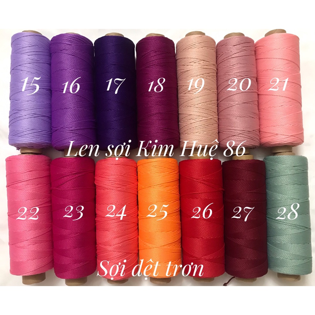 Sợi dệt cotton trơn ( từ màu 41-64)