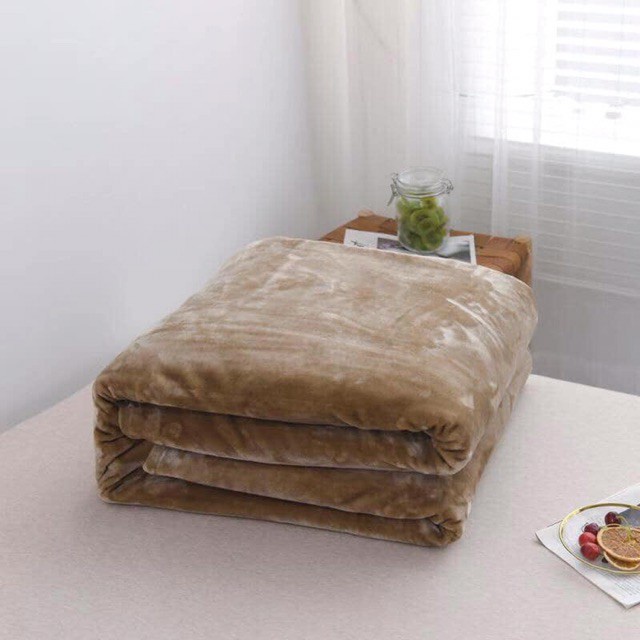 Chăn Lông Thỏ Blanket Thiết Kế Sang Trọng, 2 Mặt Mềm Mịn, Dịu Dàng Với Làn Da Của Bạn Chăn có đủ màu sắc bền đẹp
