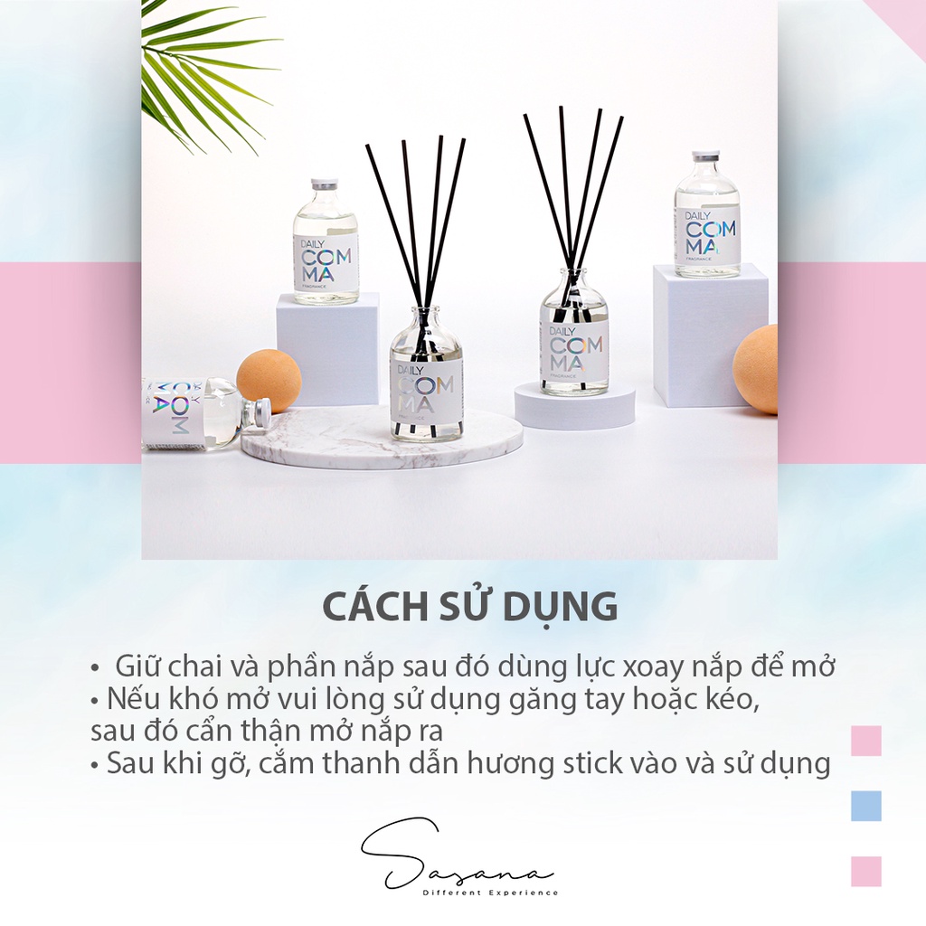Daily Laundry - BST Daily Comma Mini Diffuser - Nhập khẩu chính hãng  Tinh dầu tán hương