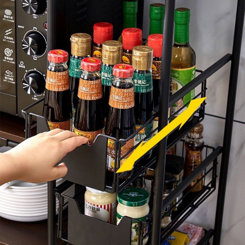 Kê bếp ngăn kéo trượt bằng sắt