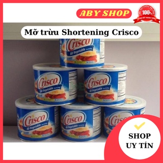 Mỡ trừu Shortening Crisco 453g ⚡ LOẠI NGON ⚡ mỡ trừu tạo độ xốp và mềm cho bánh