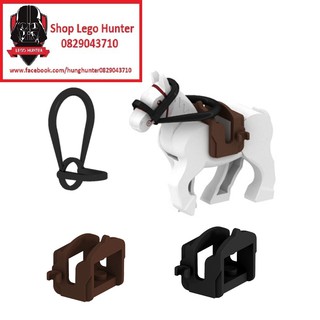 Phụ kiện Minifigures : Dây cương cưỡi ngựa , yên ngựa