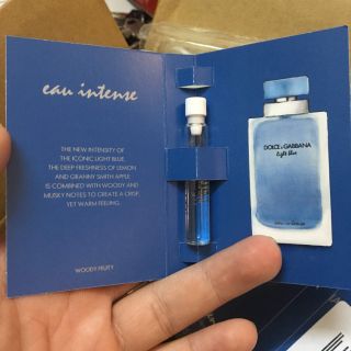 Vial nước hoa nữ D&G Light Blue eau intense 1,5 ml EDP