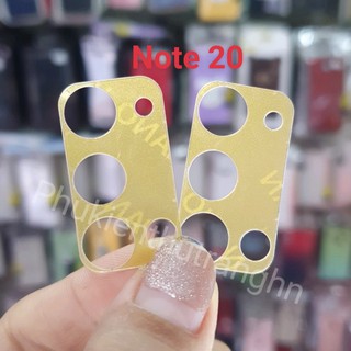 Dán cường lực nano bảo vệ camera Samsung NOTE 20
