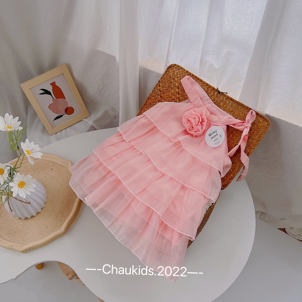 SALE VÁY CỔ YẾM TẦNG BÉ GÁI CAO CẤP SIZE 8-28KGKG(VYCN)