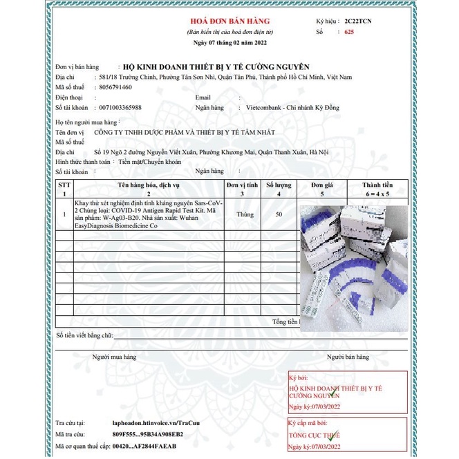 Bộ kit test nhanh Humasis - Covid-19 Ag Test Hàn Quốc (Chính hãng)