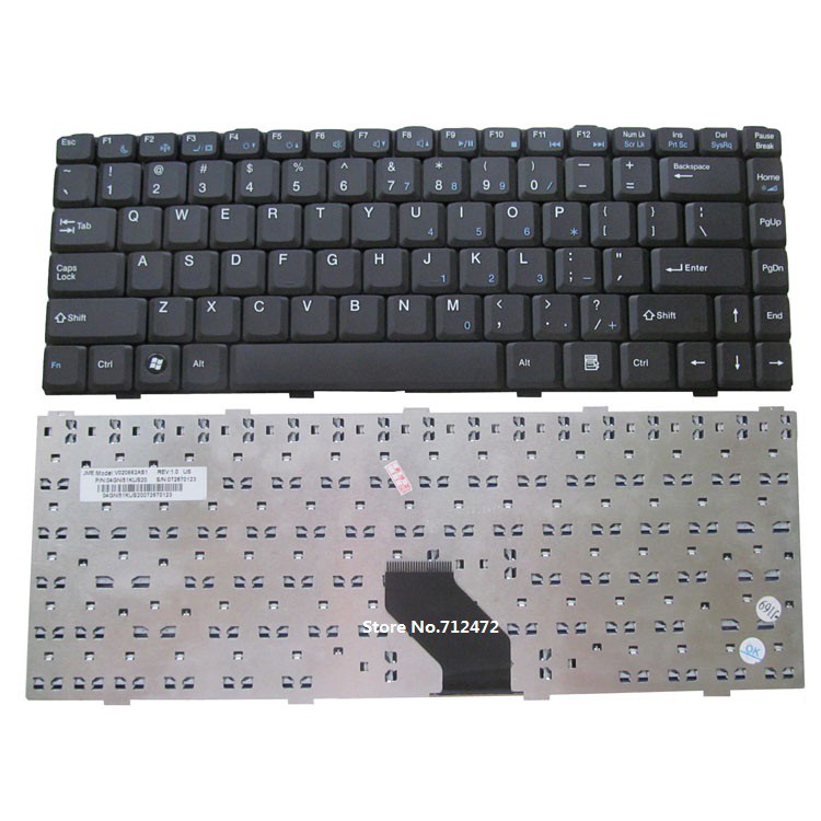 BÀN PHÍM DELL Inspiron 1425,1427 ,1430,1454,1410,1420,  CMS sputnik R40,D40 DUNG CHO CA CMS FL92 FL90 FL91 IFL 90 IFL
