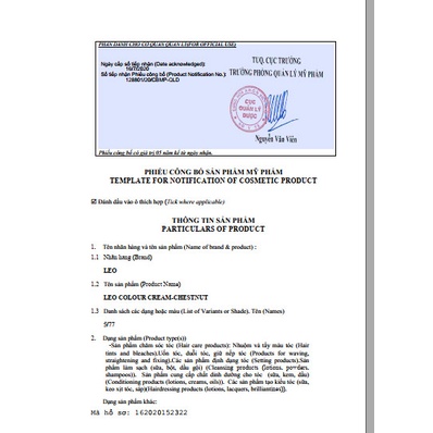 Màu nhuộm tóc PROSEE LEO ĐỎ - 100ML HÀNG CHÍNH HÃNG