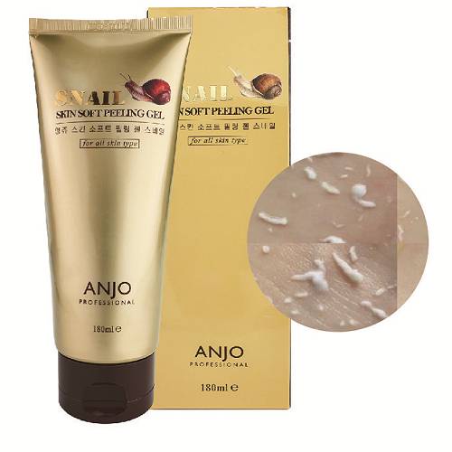 Gel tẩy kỳ tế bào chết ốc sên tái tạo dưỡng trắng da Snail Anjo