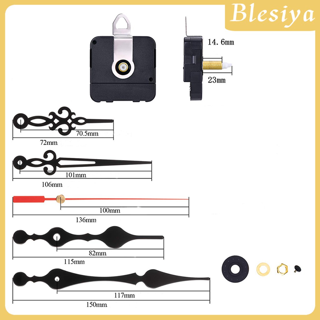 (Hàng Mới Về) Mô Tơ Đồng Hồ Thạch Anh Chất Lượng Cao Diy