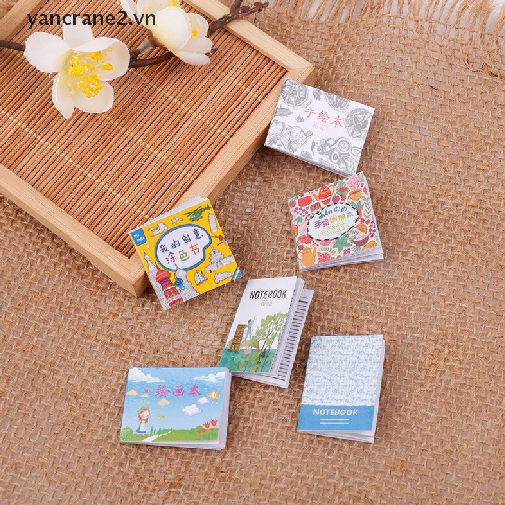 Mô Hình Cuốn Sách Hoặc Sách mini Tỉ Lệ 1 / 12 Cho Nhà Búp Bê