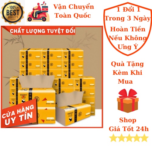 Giấy Ăn Gói 300 Tờ Gấu Trúc Siêu Dai