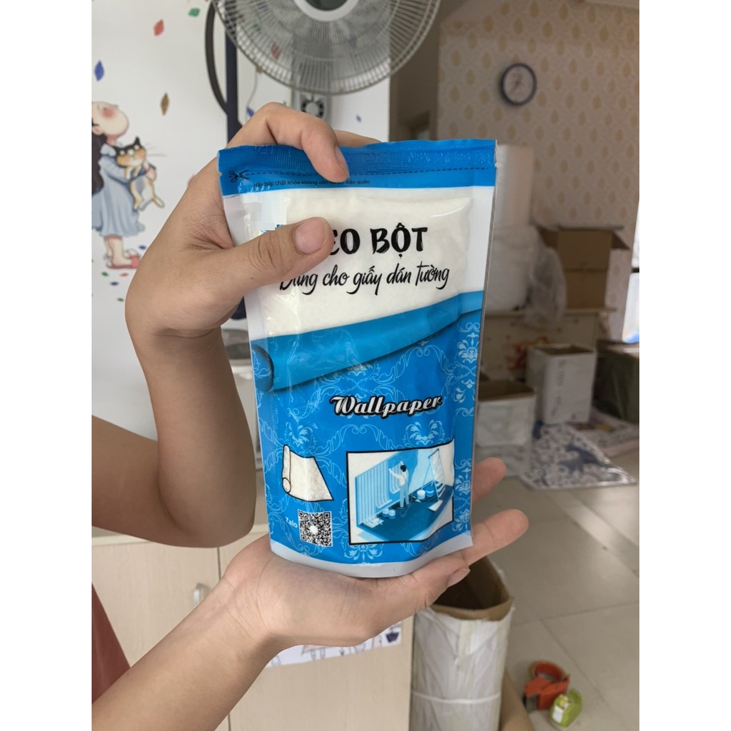 Keo bột túi 150gr ( dùng cho giấy dán tường )