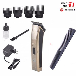Tông Đơ Cắt Tóc Gia Đình KEMEI 5017 Công Suất 5W Lưỡi Bén - Máy Hớt Tóc Đa Năng Tiện lợi (TẶNG LƯỢC)