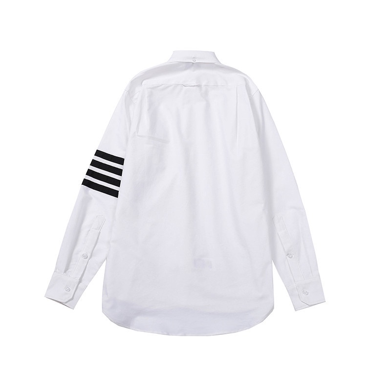 Áo Sơ Mi Tay Dài Kẻ Sọc Thời Trang Cho Nam Nữ