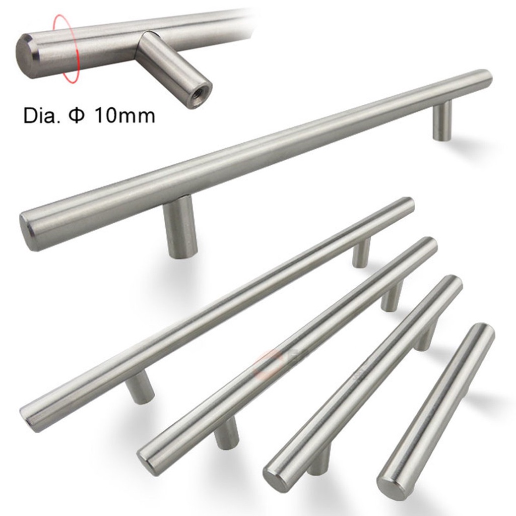 Tay Nắm Cửa Tủ Bếp Hình Chữ t Bằng Thép Không Gỉ 2~14 inches