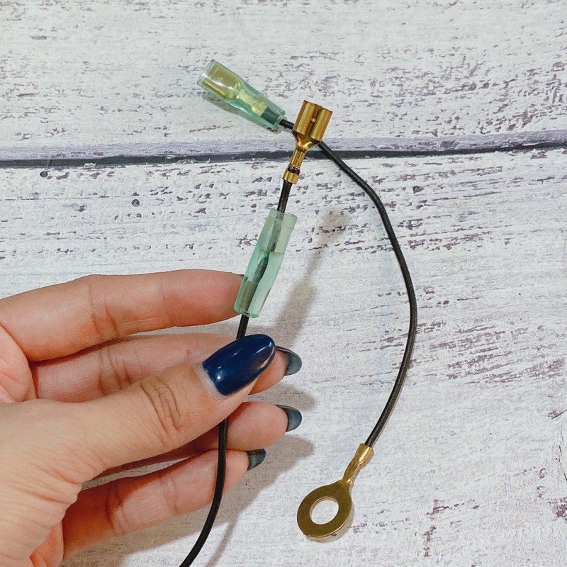 Dây gim còi, dây kèn kèm cao su sử dụng cho dòng xe Honda Yamaha