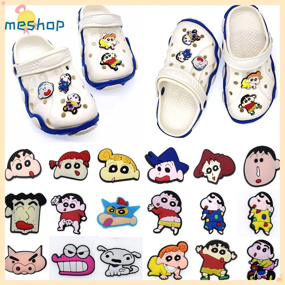 Set 1 / 19 Móc Khóa Giày Hình Cậu Bé Bút Chì Shin-Chan Dễ Thương