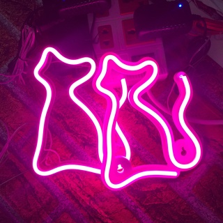 [MÈO] Đèn led neon trang trí,led neon decor,led neon cho phòng ngủ,quán xá,led neon mini con mèo