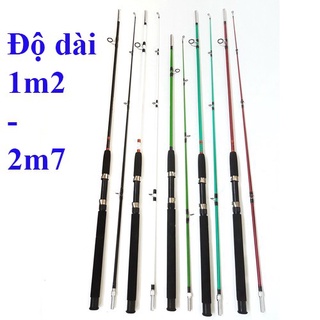 Cần 1m65 - 2m7  Cần câu máy 2 khúc SHIMANO đặc ruột 1m65, 1m8, 2m1, 2m4, 2m7.