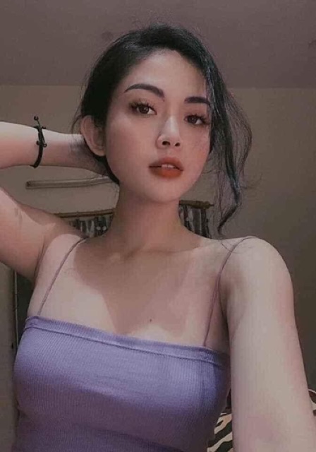 (XẢ_KHO) Áo hai dây tím sợi mảnh chất đẹp mềm mát | BigBuy360 - bigbuy360.vn