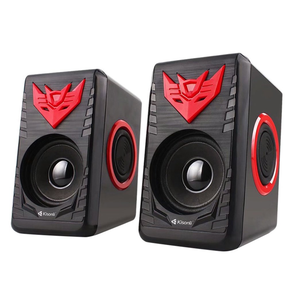 LOA KISONLI MÁY TÍNH LAPTOP  X1 , T008A , K100, K500, USB 2.0 2C/BỘ , LOA VI TÍNH NHỎ