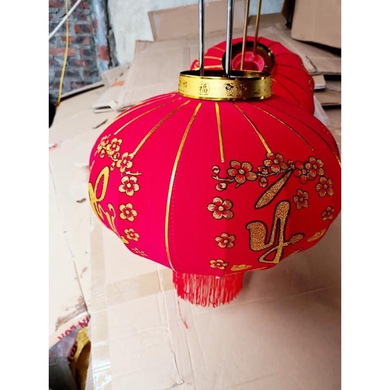 Đèn lồng nhung đỏ treo tết,lễ hội