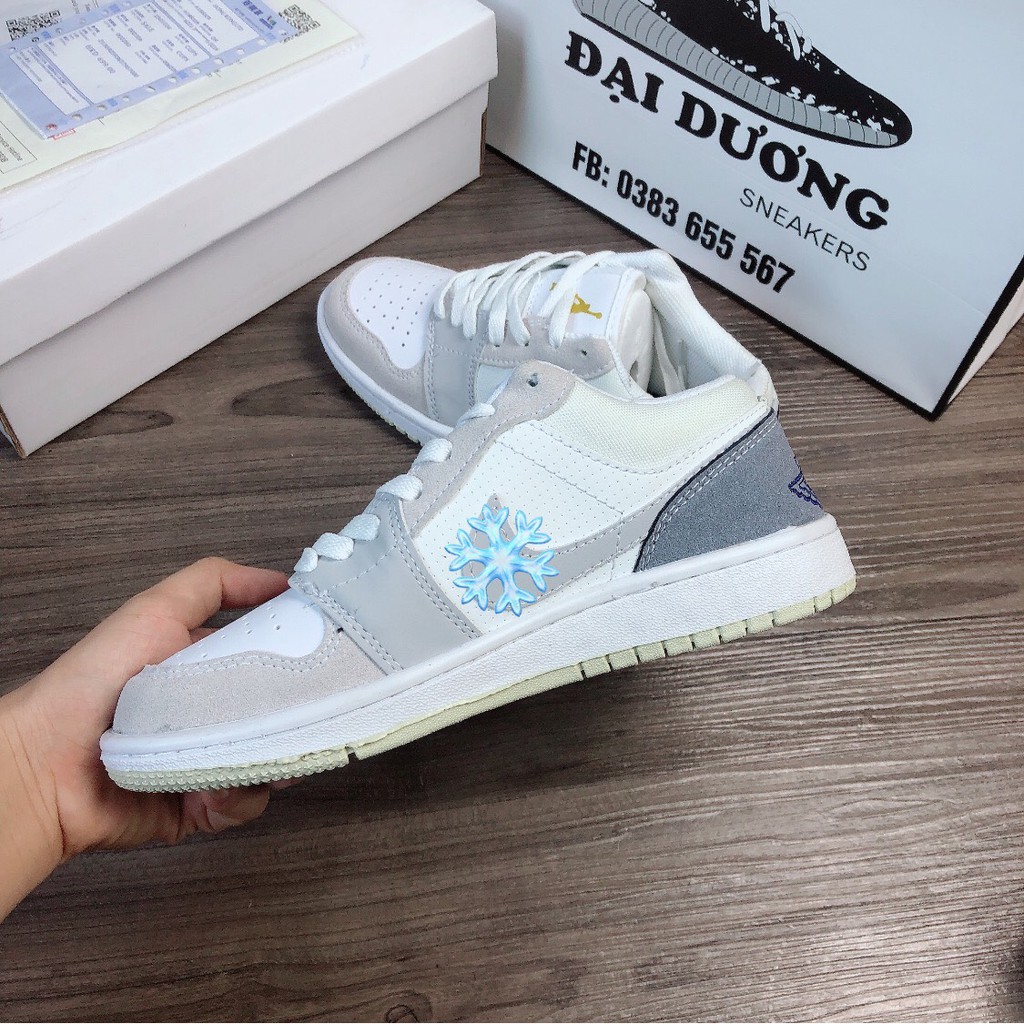 jordan xám xanh thấp cổ [TẶNG MÓC KHÓA - FULL BOX] giày jd xám xanh thấp cổ giày thể thao jordan xám xanh thấp cổ nam nữ | BigBuy360 - bigbuy360.vn