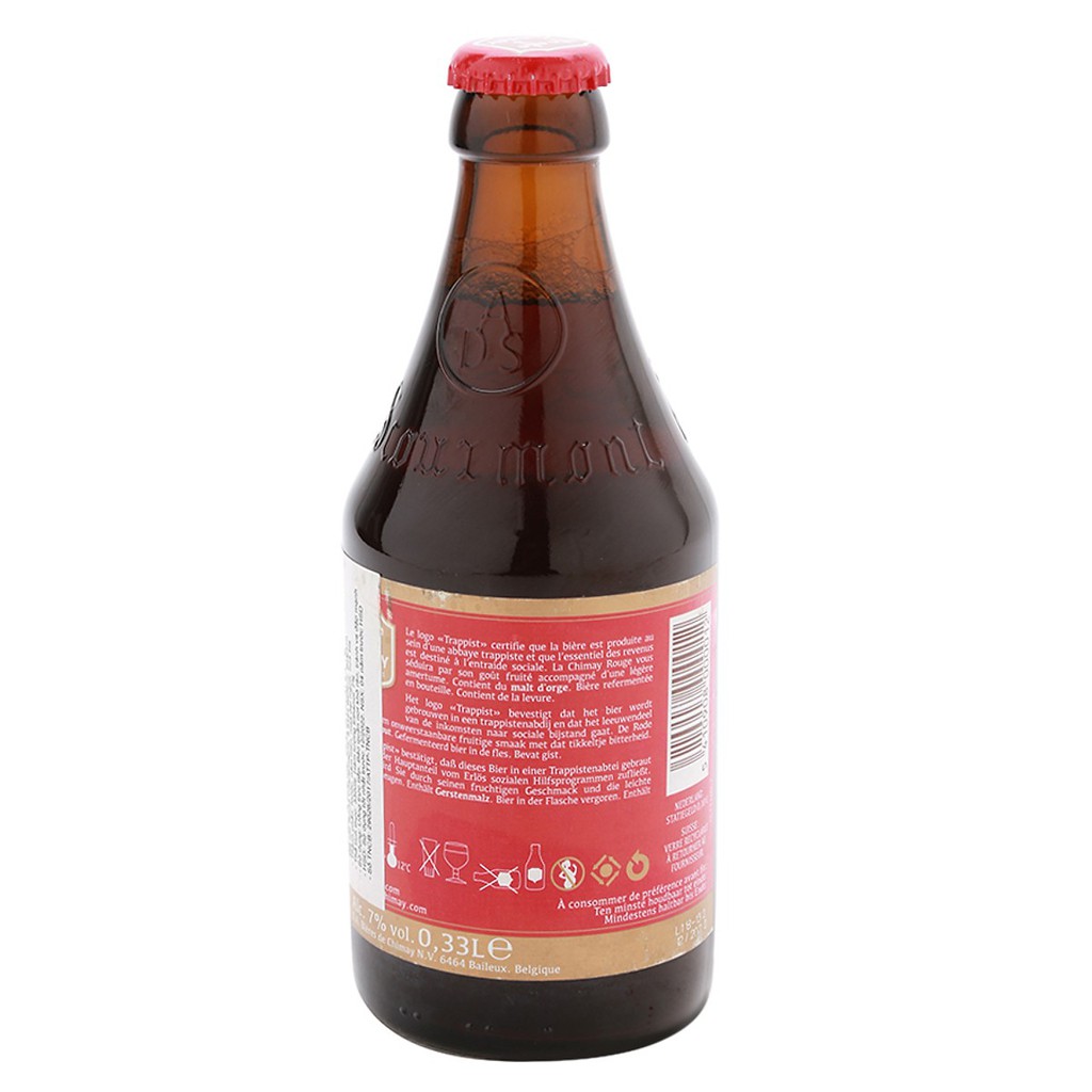 Lốc 6 Chai Bia Bỉ Chimay Đỏ (Red) (330ml/chai)