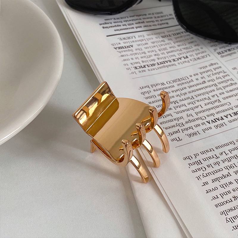 Kẹp tóc kim loại cỡ lớn thời trang phong cách Hàn Quốc hàng mới 2021