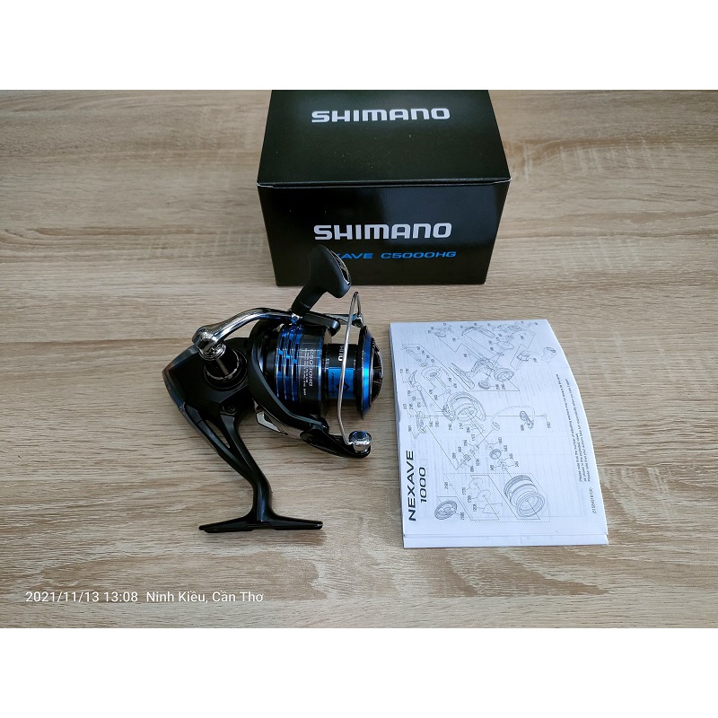 Máy Câu Cá Shimano 2021 Nexave C5000HG - Máy Đứng