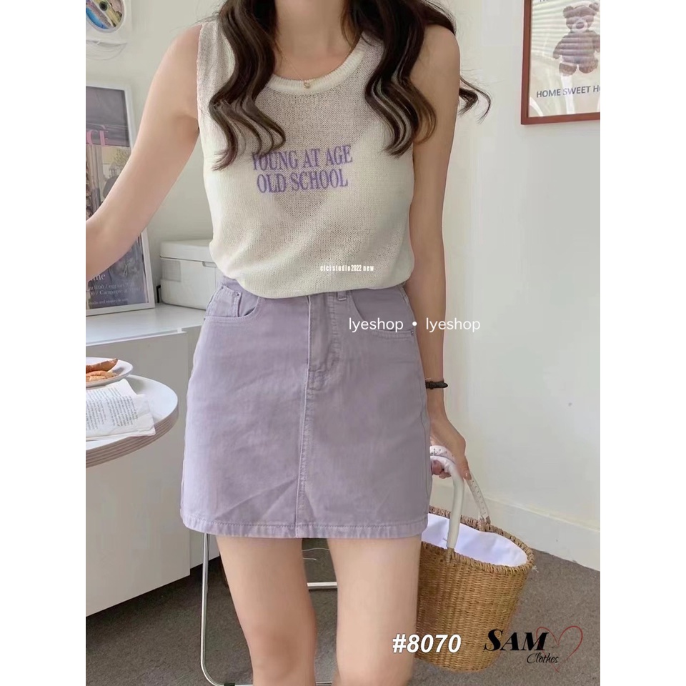 8070 CHÂN VÁY A MÀU CICI