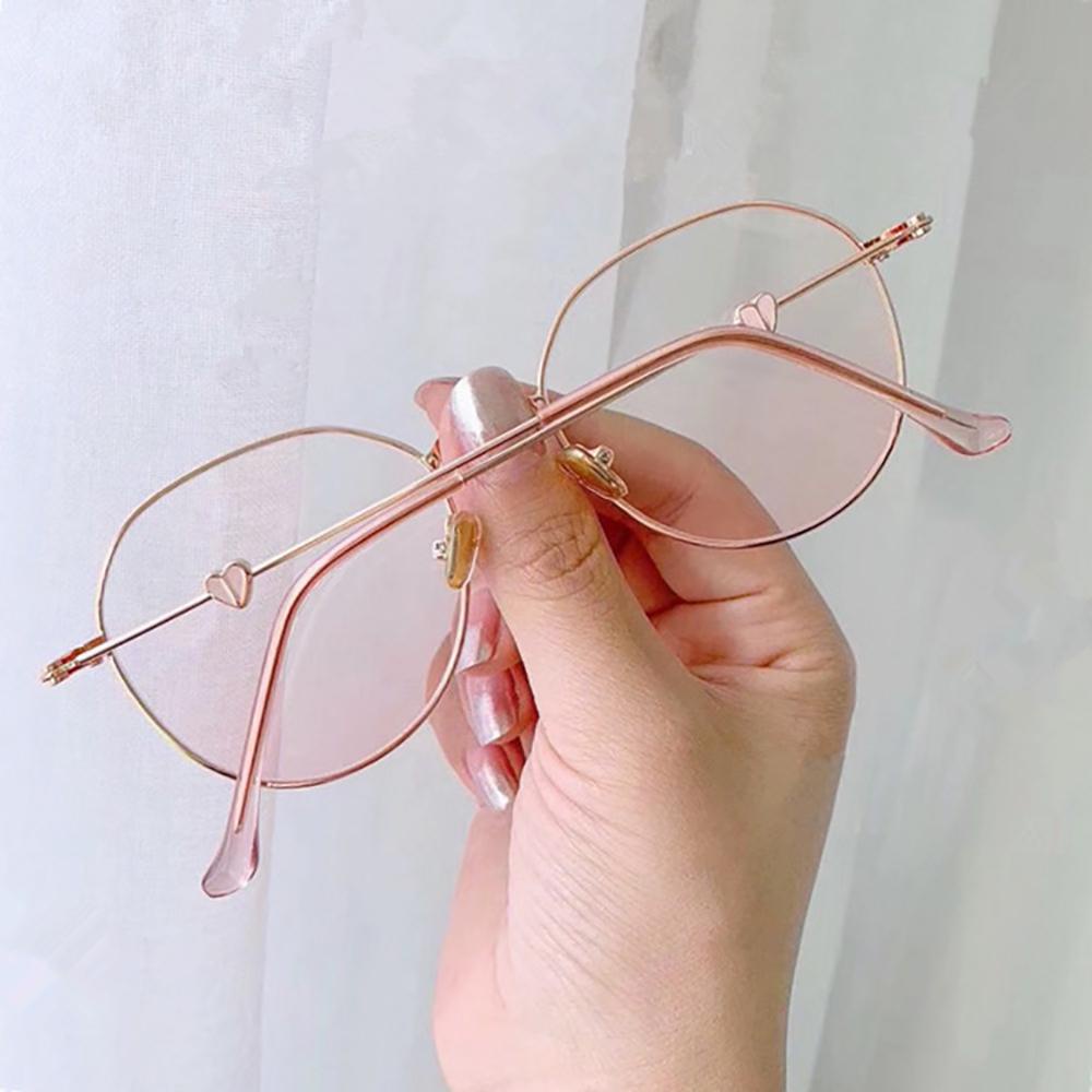 Kính Mát Hình Trái Tim Nhiều Màu Sắc Phong Cách Cổ Điển Cho Nữ