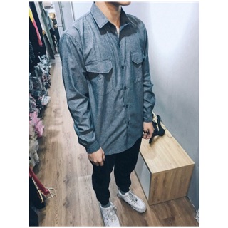 [Clover 2020] Áo sơ mi nam giả denim