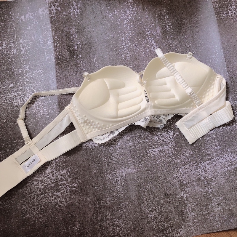 Áo lót nữ su đúc sò lót su bàn tay đệm vừa 2,5cm nâng đẩy ngực(V-10A)