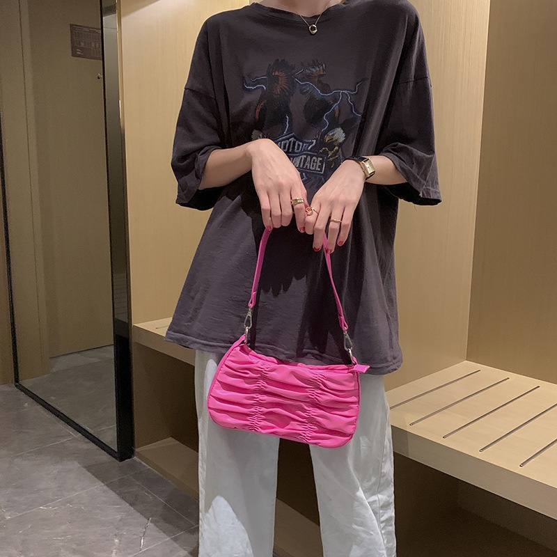 Túi xách IELGY đeo dưới cánh tay nhỏ bằng vải nylon cho nữ